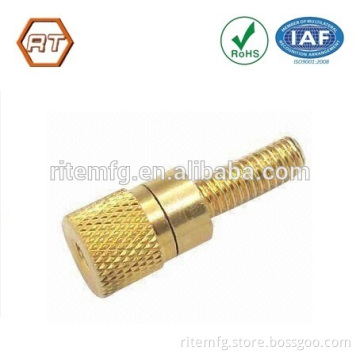 Customized cnc precision brass turned parts machine